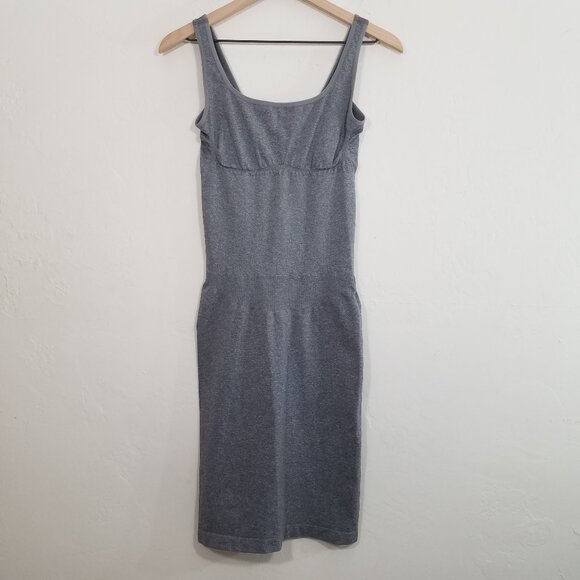 Shapellx Contour Midi Shaping Dress Stretch Grey Suze M/L - Picture 4 of 8